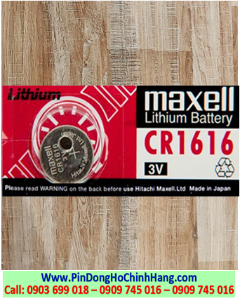 Pin Maxell CR1616 _Pin CR1616